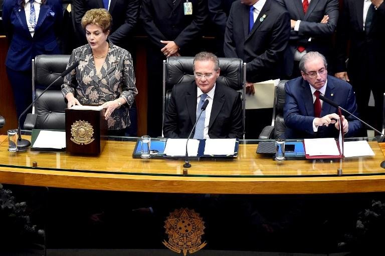 Dilma discursou no plen&aacute;rio do Congresso