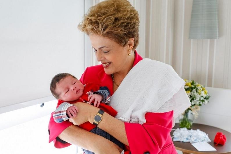 Presidente esteve h&aacute; cerca de um m&ecirc;s na Capital para conhecer segundo neto, Guilherme