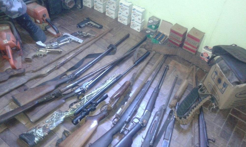 Opera&ccedil;&atilde;o Rapina teve a apreens&atilde;o de 18 armas e 366 muni&ccedil;&otilde;es de diversos calibres