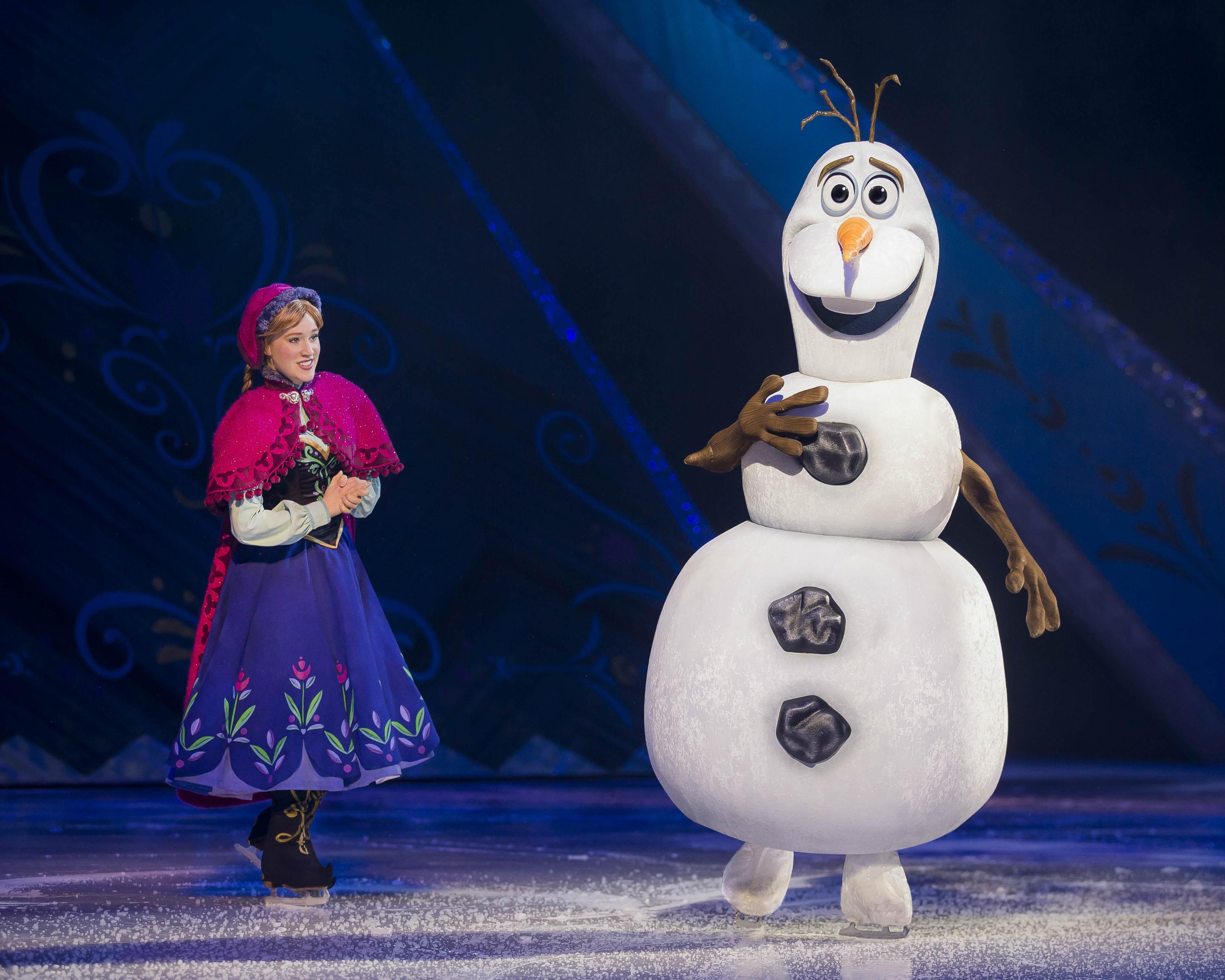 A turma de Frozen ganha destaque especial no segundo ato do espet&aacute;culo