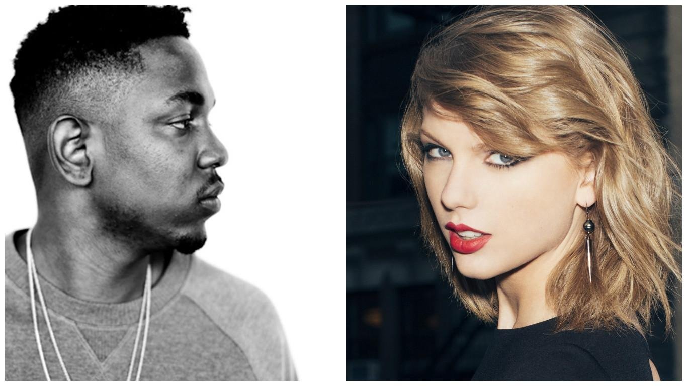 Lamar e Taylor Swift duelam na disputa desta noite