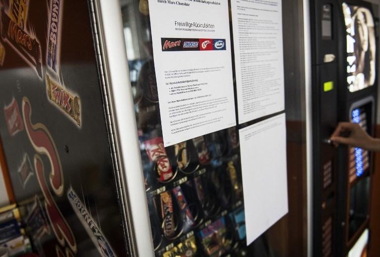 Alemanh&atilde; ter&aacute; recall de Mars, Snickers e Milky Way Mini