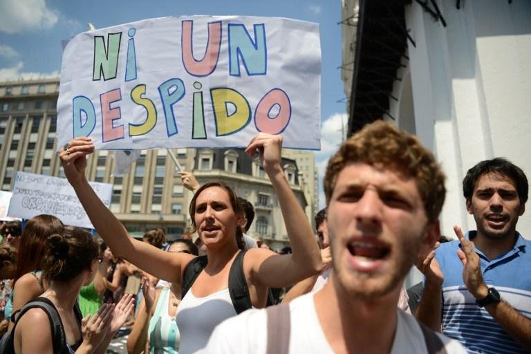 Trabalhadores do setor p&uacute;blico iniciaram greve na Argentina