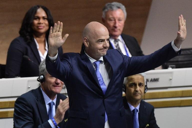 Gianni Infantino foi eleito presidente da Fifa nesta sexta