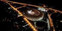 Imagens aéreas mostram o Beira-Rio durante o show dos Rolling Stones 