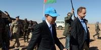 Ban Ki-moon visita campo de refugiados saarauis na Argélia