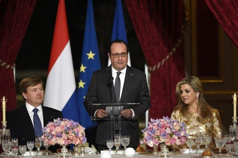 Willem-Alexander e M&aacute;xima v&atilde;o ficar na Fran&ccedil;a por dois dias