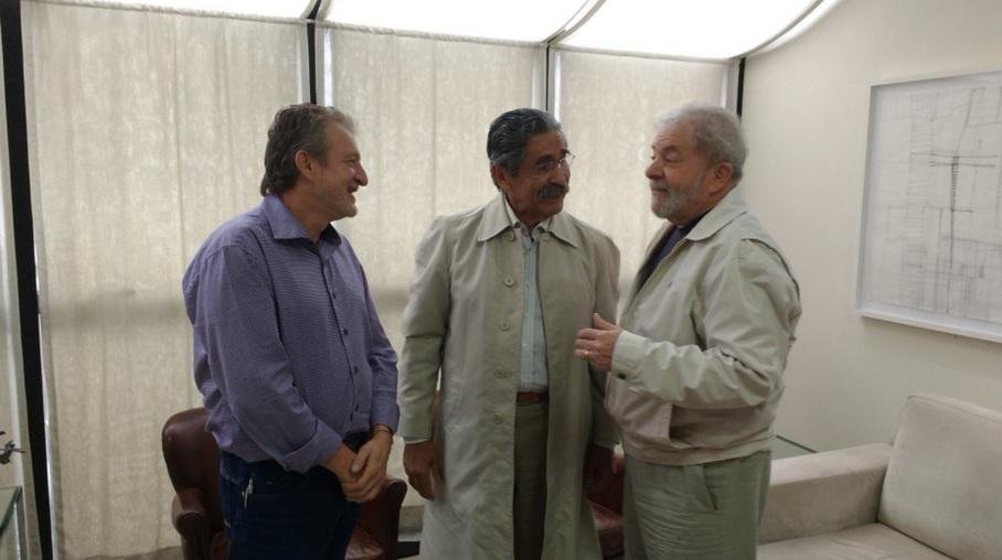 Ol&iacute;vio e Vanazzi se reuniram com Lula em S&atilde;o Paulo nesta sexta