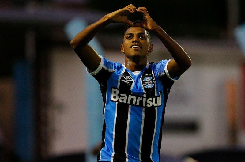 Pedro Rocha marcou o primeiro gol do Gr&ecirc;mio no est&aacute;dio do Vale