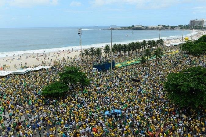 Mais de 400 cidades tiveram atos contra o governo e a corrup&ccedil;&atilde;o