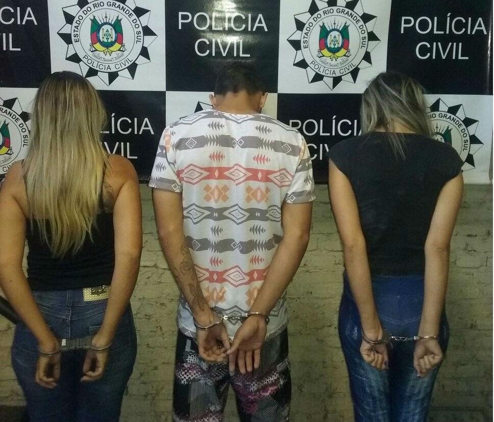 Duas mulheres e um homem s&atilde;o suspeitos de participar de grupo que foi alvo de opera&ccedil;&atilde;o 