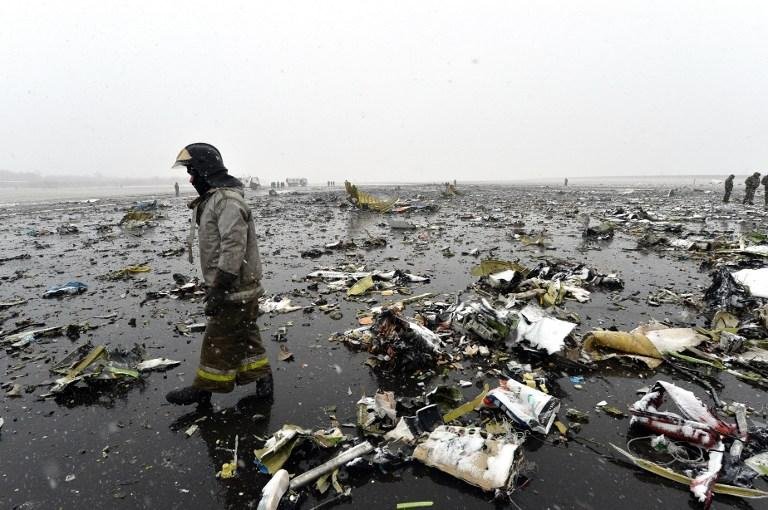 N&uacute;mero de mortos em queda de avi&atilde;o na R&uacute;ssia aumenta para 61 
