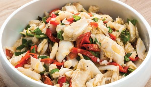 Salada de bacalhau &eacute; uma das op&ccedil;&otilde;es