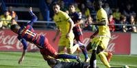 Villarreal reclamou de pênalti marcado sobre Neymar