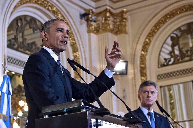 Presidente do EUA discursou durante visita ao presidente Mauricio Macri, na Argentina