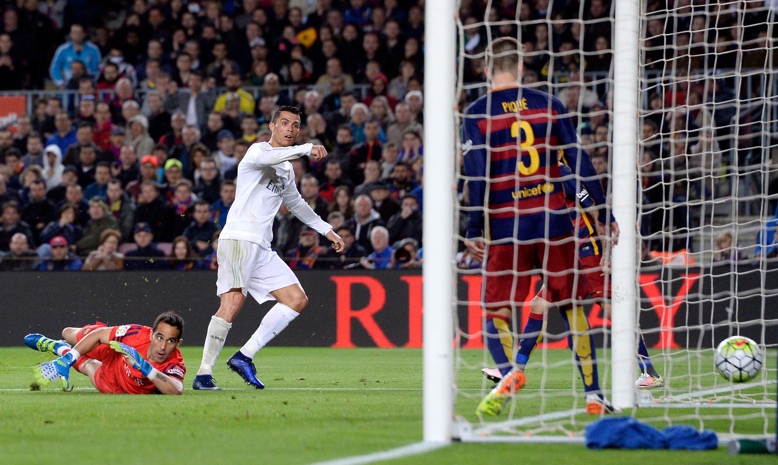 Cristiano Ronaldo marcou o gol da vit&oacute;ria do Real