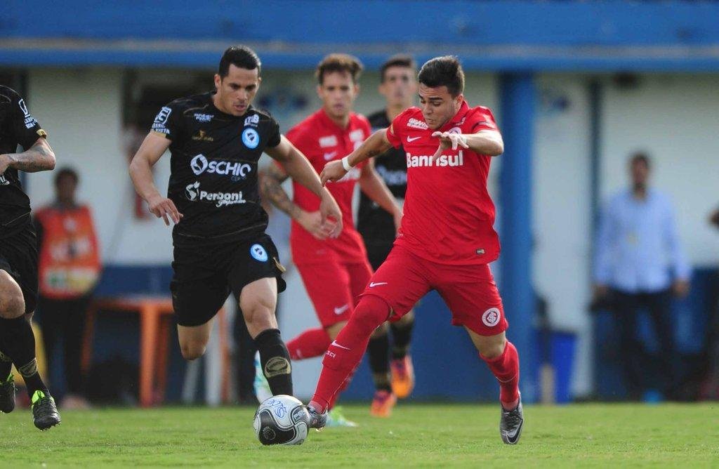 Andrigo se destacou ao marcar o segundo gol do Inter contra Gl&oacute;ria
