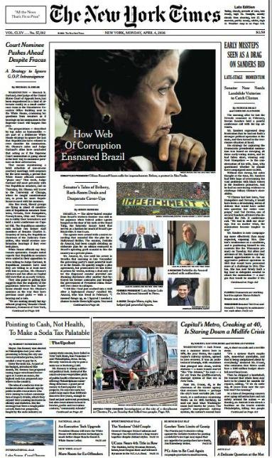 Dilma, Lula e Delc&iacute;dio ilustram a capa que aborda "rede de corrup&ccedil;&atilde;o"