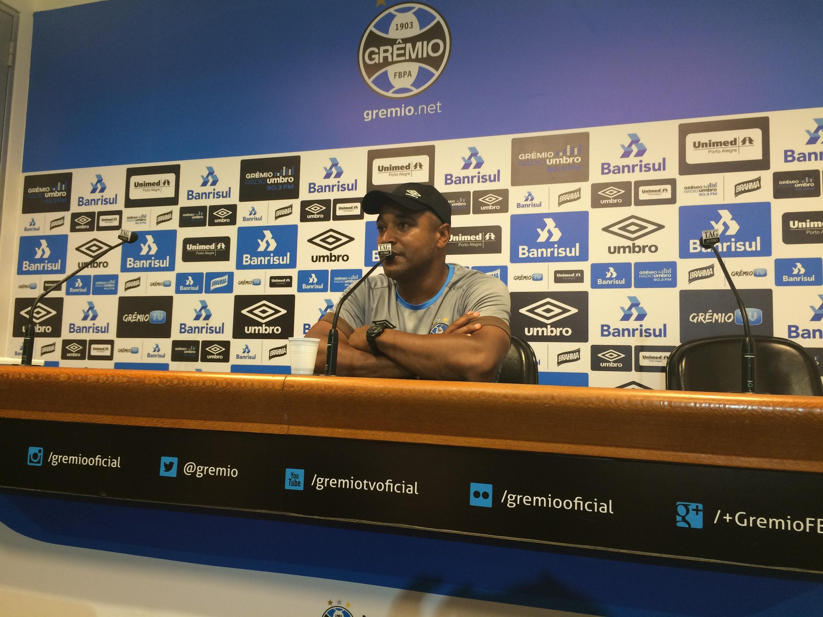 Roger mant&eacute;m mist&eacute;rio no time para enfrentar o Brasil de Pelotas