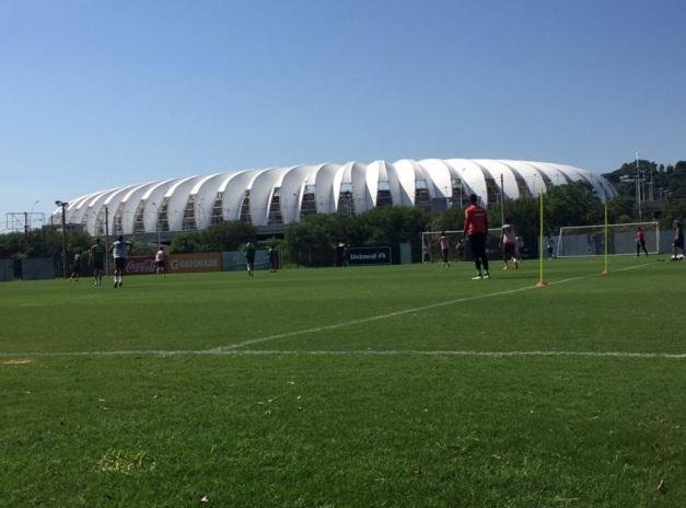 Inter faz treino f&iacute;sico e aprimora finaliza&ccedil;&otilde;es no Parque Gigante 