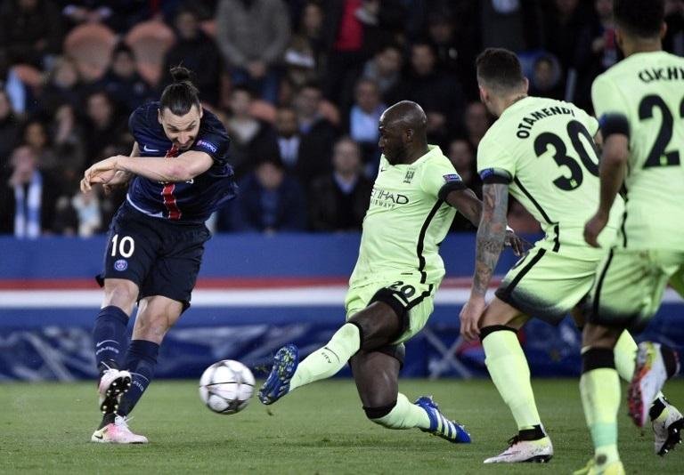 PSG e City ficaram no 2 a 2 em Paris