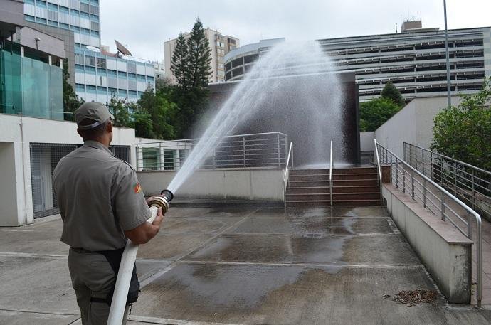 Bombeiros verificaram as readequa&ccedil;&otilde;es pelas quais o espa&ccedil;o passou