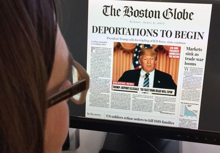 Capa falsa pretendia aplicar "vers&atilde;o perturbadora" ao pa&iacute;s