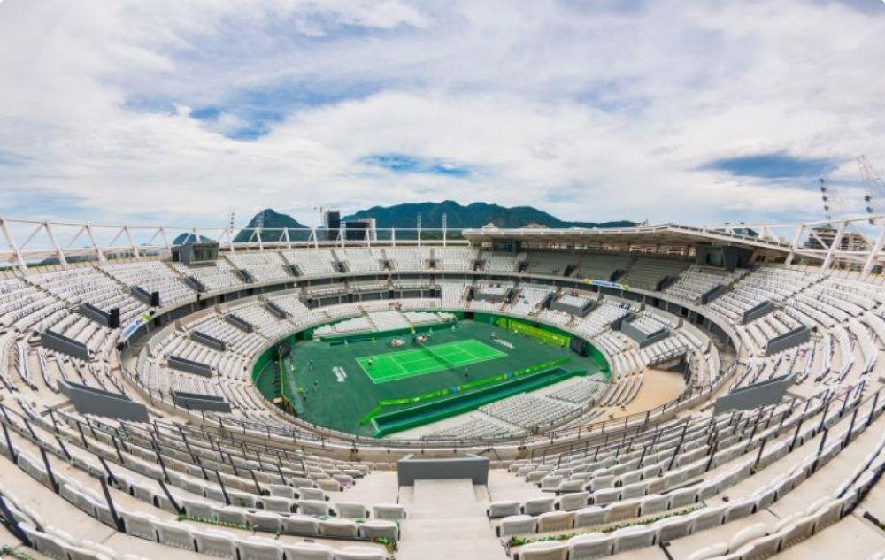 Cora&ccedil;&atilde;o dos Jogos Rio 2016, o Parque Ol&iacute;mpico da Barra recebeu a sua primeira competi&ccedil;&atilde;o oficial