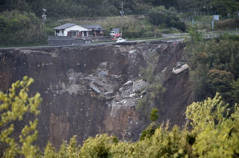 Jap&atilde;o luta contra deslizamentos de terra ap&oacute;s s&eacute;rie de terremotos
