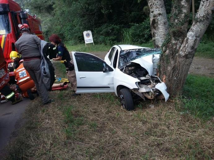 Dois jovens morreram em acidente na BR 158, em Santa Maria