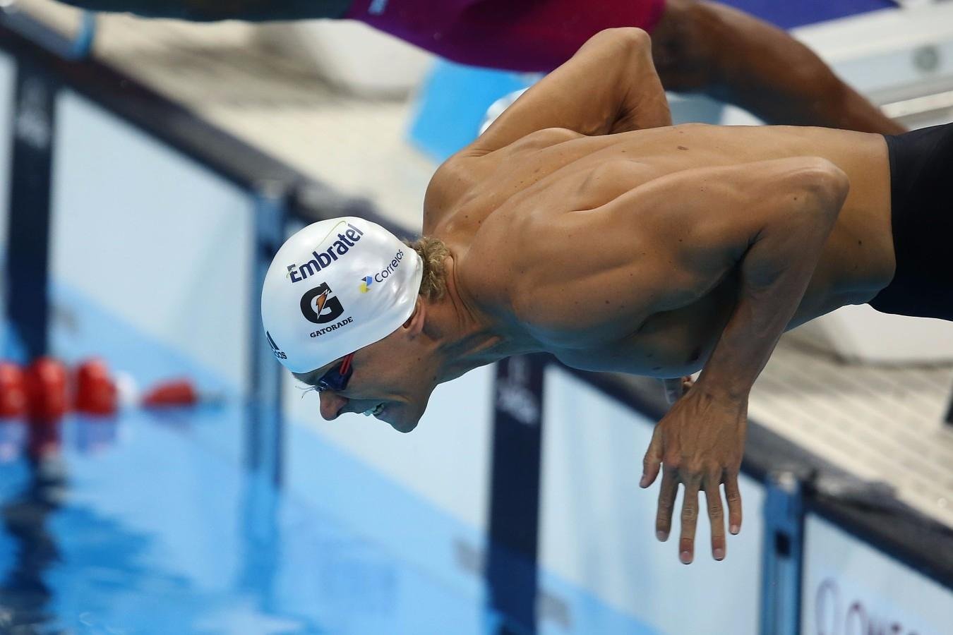 Cesar Cielo est&aacute; fora das Olimp&iacute;adas Rio 2016