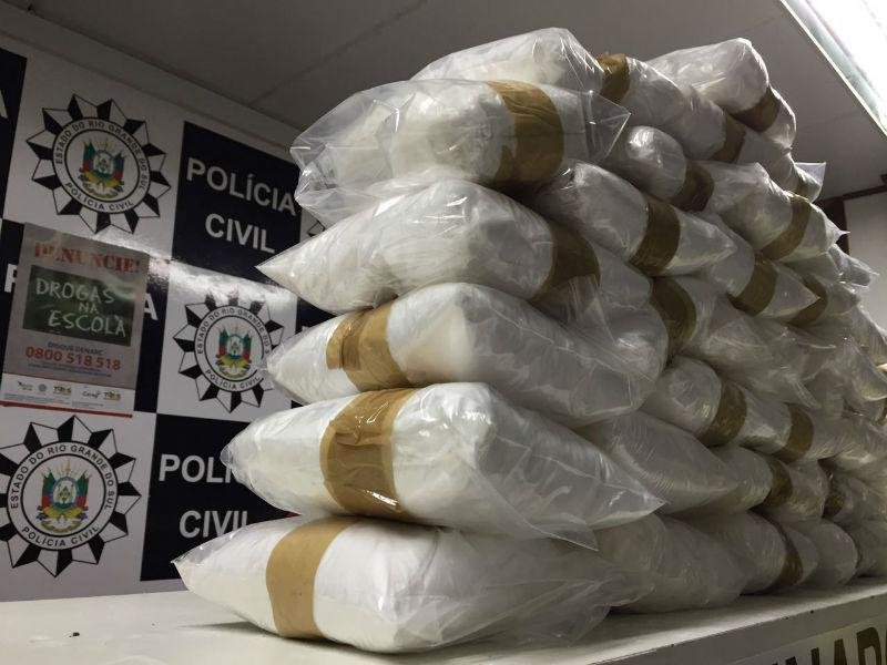 Oitenta quilos de coca&iacute;na foram apreendidos em Canoas	