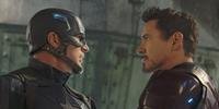Capitão América e Homem de Ferro estão em lados opostos no filme