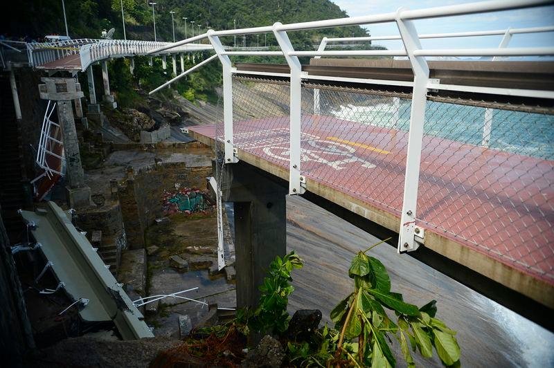 Ciclovia no Rio desaba e deixou dois mortos e feridos