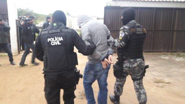 L&iacute;der da organiza&ccedil;&atilde;o criminosa foi preso pela Pol&iacute;cia Civil