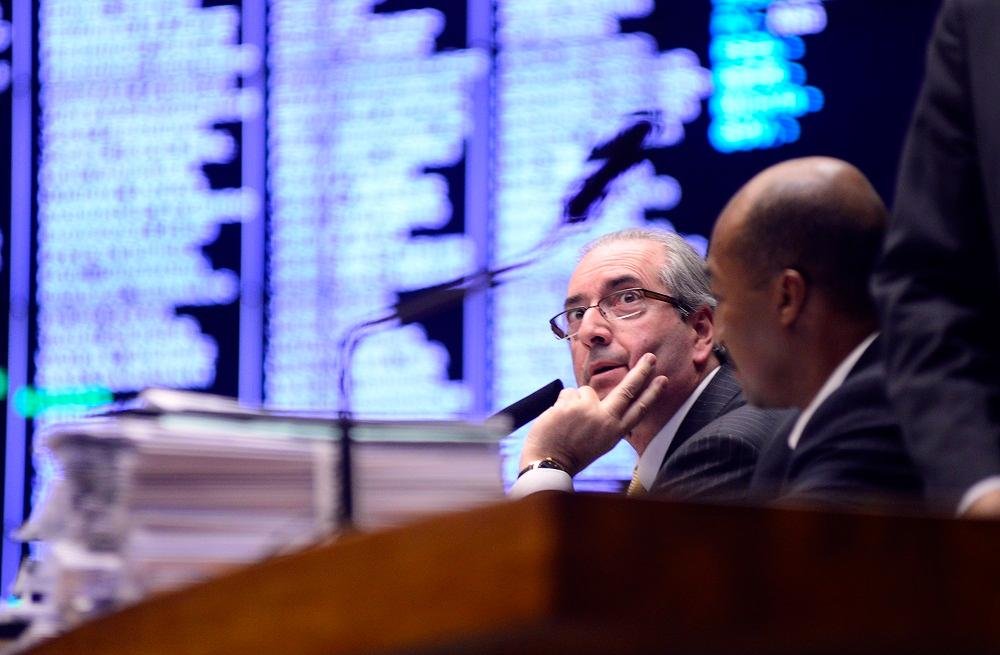 Eduardo Cunha foi afastado da presid&ecirc;ncia da C&acirc;mara dos Deputados e pode ter seu mandato de deputado cassado pelo STF 