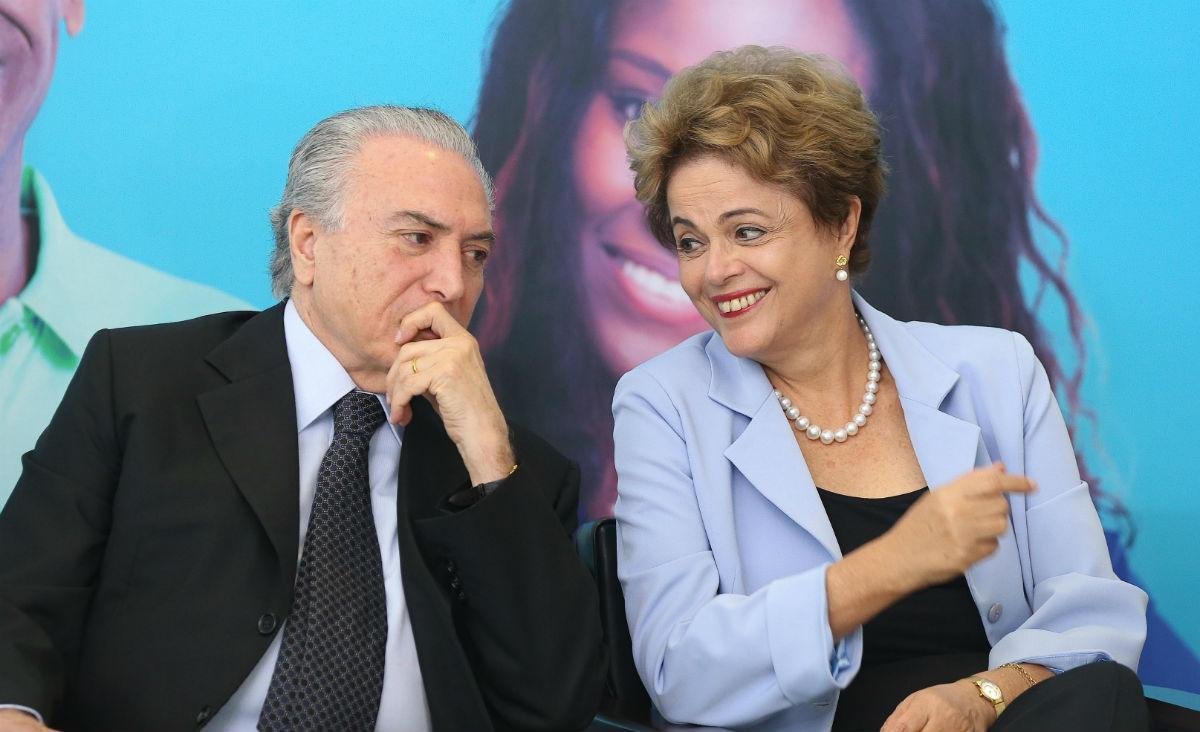 Temer e Dilma concorreram lado a lado por duas vezes
