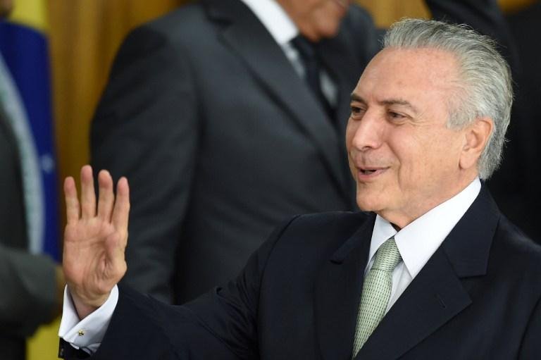 Michel Temer realizou o primeiro discurso ap&oacute;s assumir interinamente a presid&ecirc;ncia