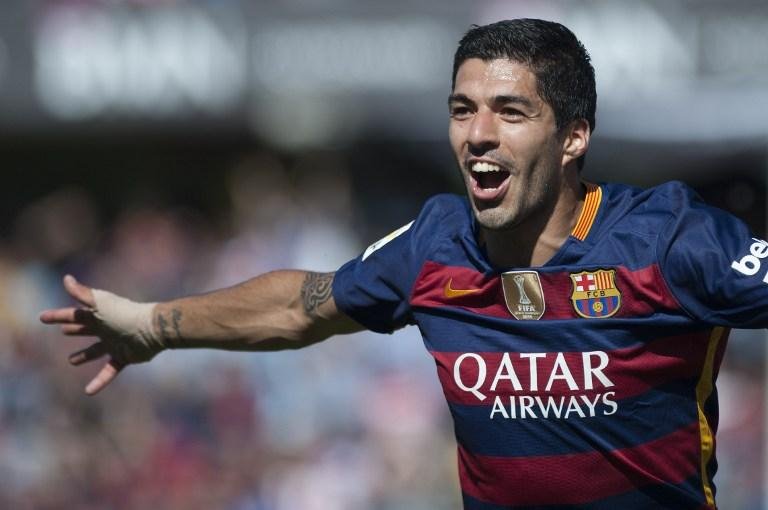 Su&aacute;rez fez os tr&ecirc;s gols da vit&oacute;ria contra o Granada