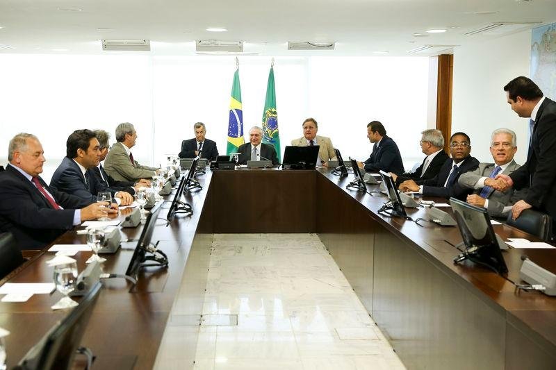 Nesta ter&ccedil;a-feira houve reuni&atilde;o de l&iacute;deres na Presid&ecirc;ncia da Rep&uacute;blica com Michel Temer