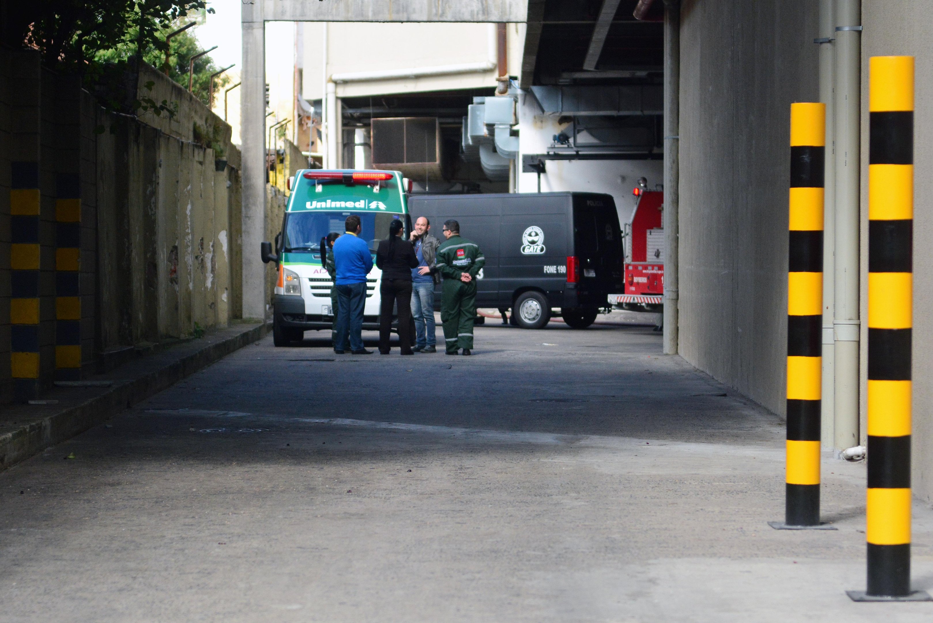 Gate foi acionado por suspeita de bomba