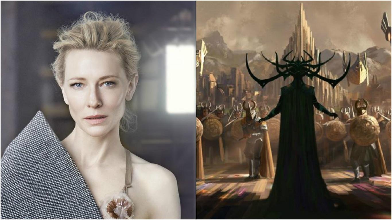 Atriz australiana viver&aacute; Hela, a deusa da morte, revelada em arte conceitual nesta sexta