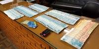 Polícia apreende cerca de R$ 6,1 mil em dinheiro falso