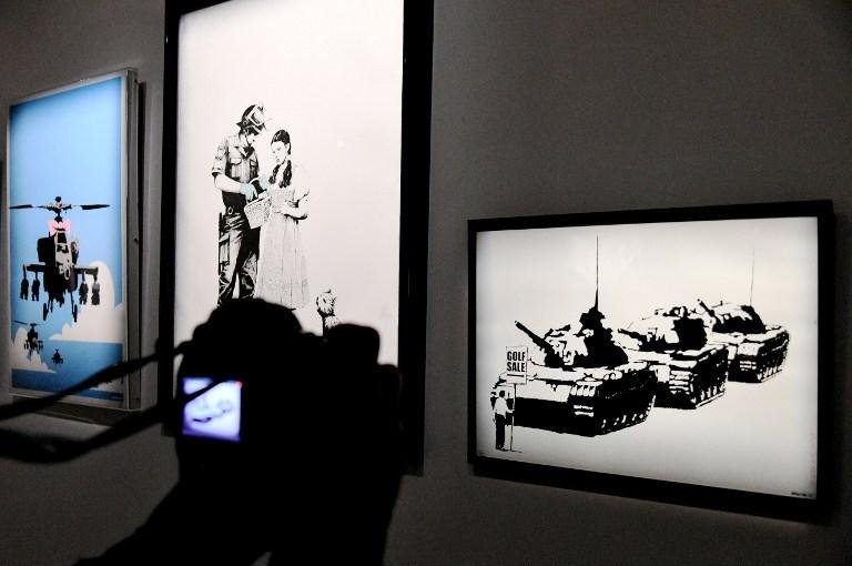 Projeto reflete sobre os temas que inspiraram Banksy: guerra, capitalismo e liberdade