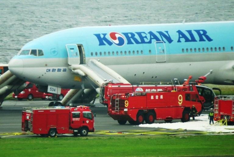 Inc&ecirc;ndio em motor de avi&atilde;o sul-coreano fecha aeroporto em T&oacute;quio