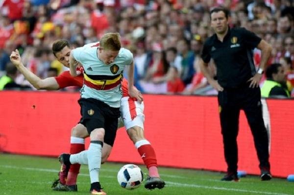 De Bruyne faz gola&ccedil;o e B&eacute;lgica vence Su&iacute;&ccedil;a de virada