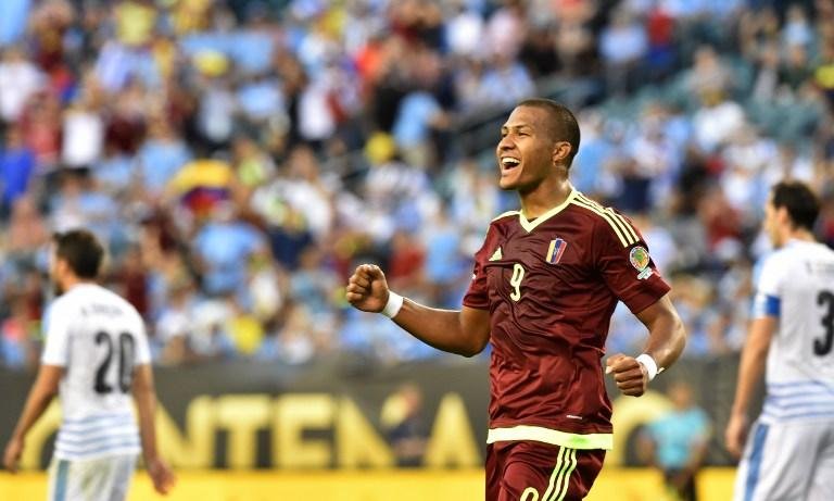 Venezuela venceu o Uruguai pela primeira vez na hist&oacute;ria da Copa Am&eacute;rica