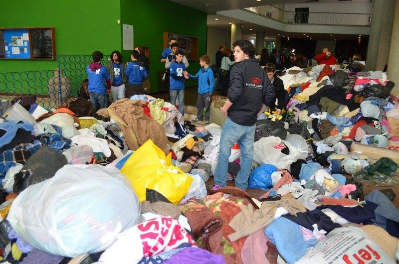 Agasalhos estavam armazenados na Federa&ccedil;&atilde;o Israelita do Rio Grande do Sul