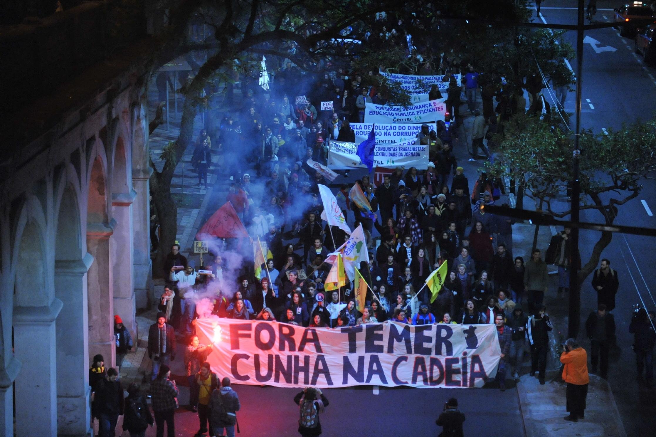 Milhares percorreram ruas centrais