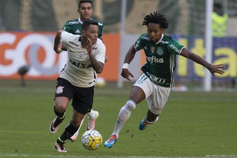Palmeiras subiu para o segundo lugar com vit&oacute;ria por 1 a 0 em cl&aacute;ssico paulista